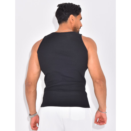 Débardeur côtelé homme