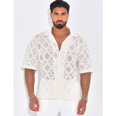 Chemise ajourée