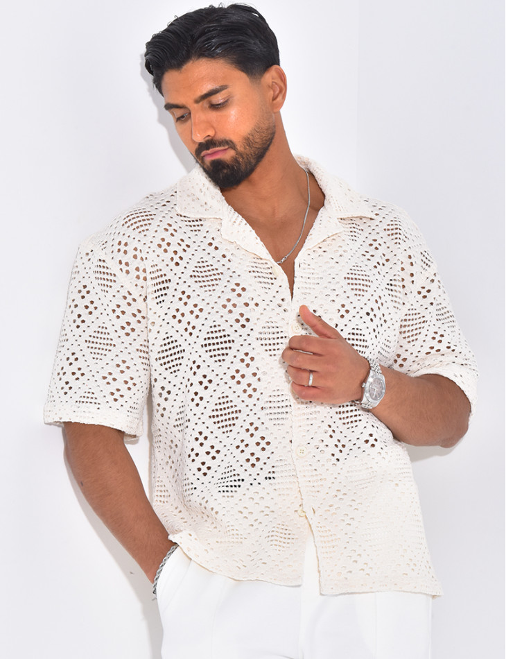 Chemise ajourée