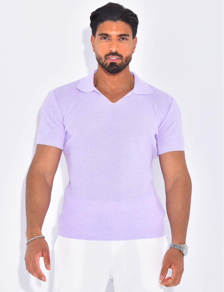 Polo côtelé