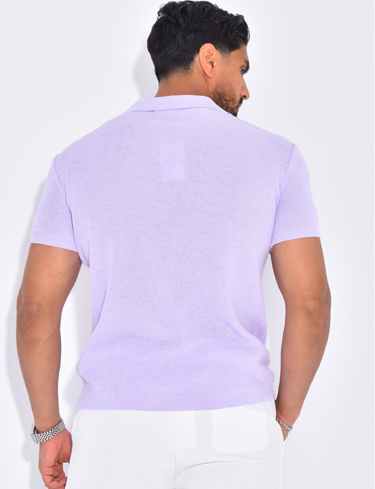 Polo côtelé