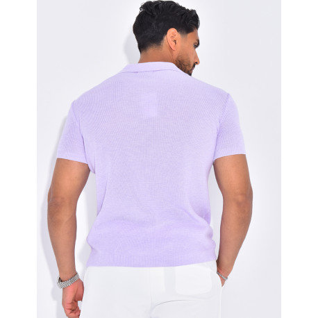 Polo côtelé