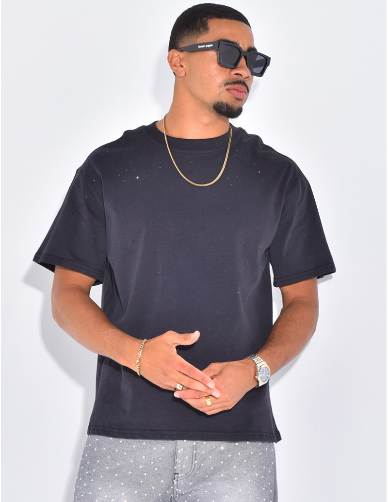 T-shirt homme à strass