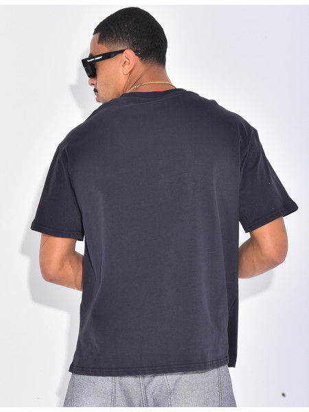 T-shirt homme à strass