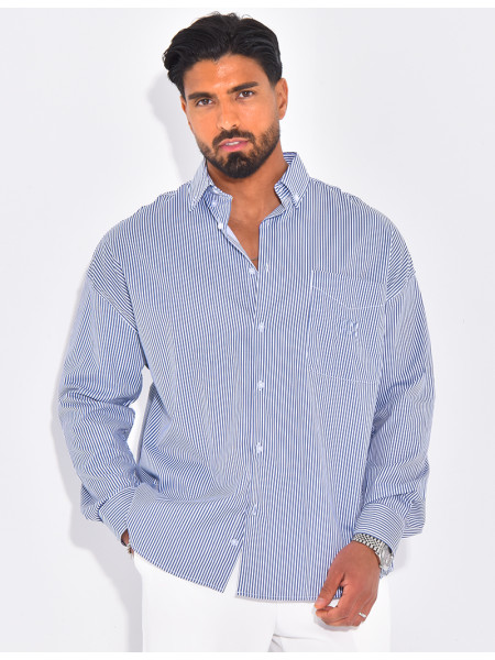 Chemise à rayures