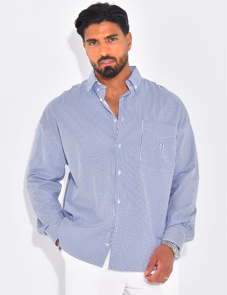 Chemise à rayures