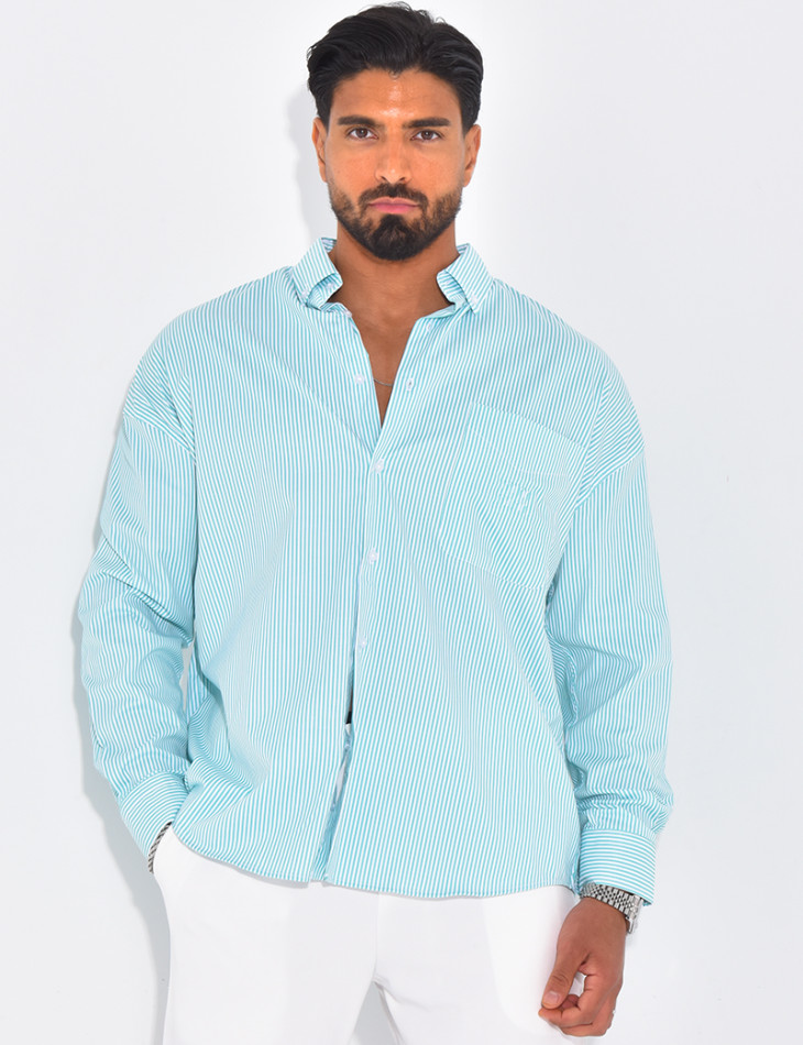 Chemise à rayures
