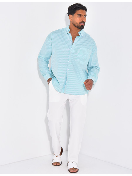 Chemise à rayures