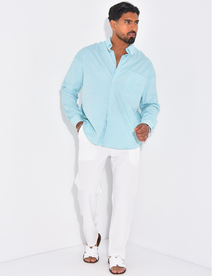 Chemise à rayures