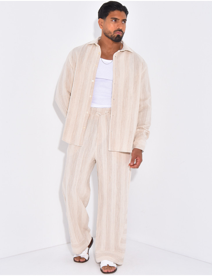 Ensemble pantalon et chemise