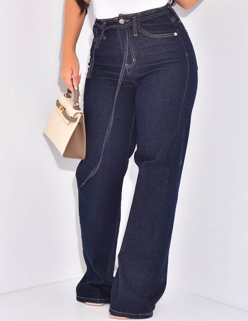 Jeans coupe large pour femme