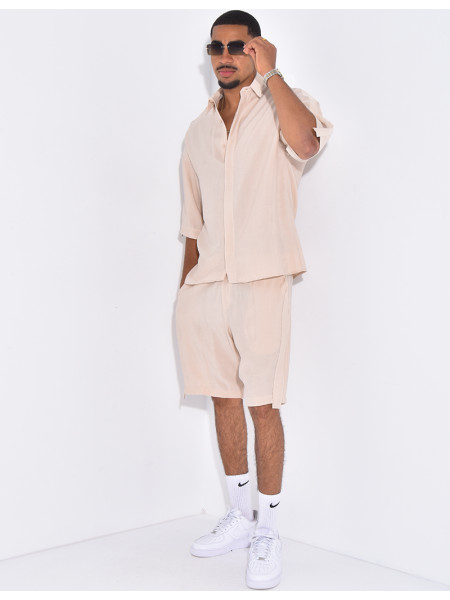 Ensemble fin short et chemise