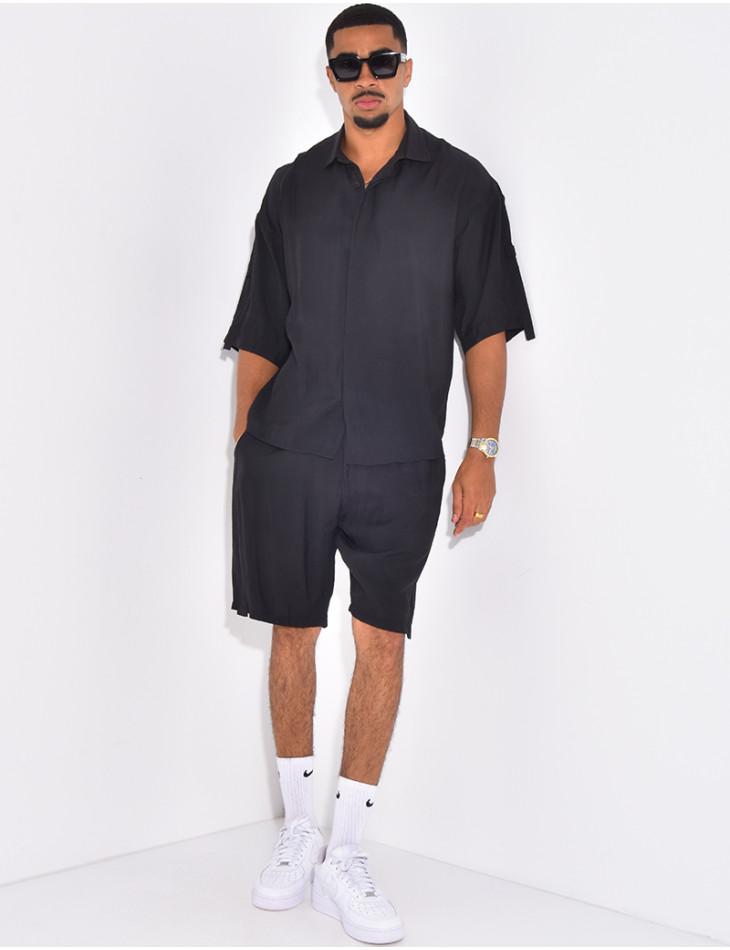 Ensemble fin short et chemise