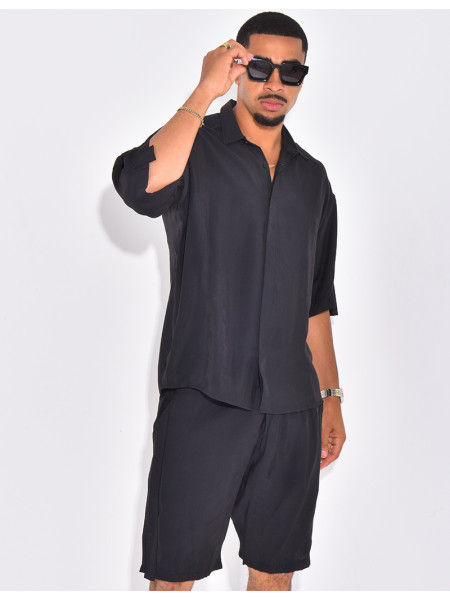 Ensemble fin short et chemise