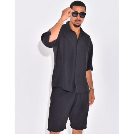 Ensemble fin short et chemise