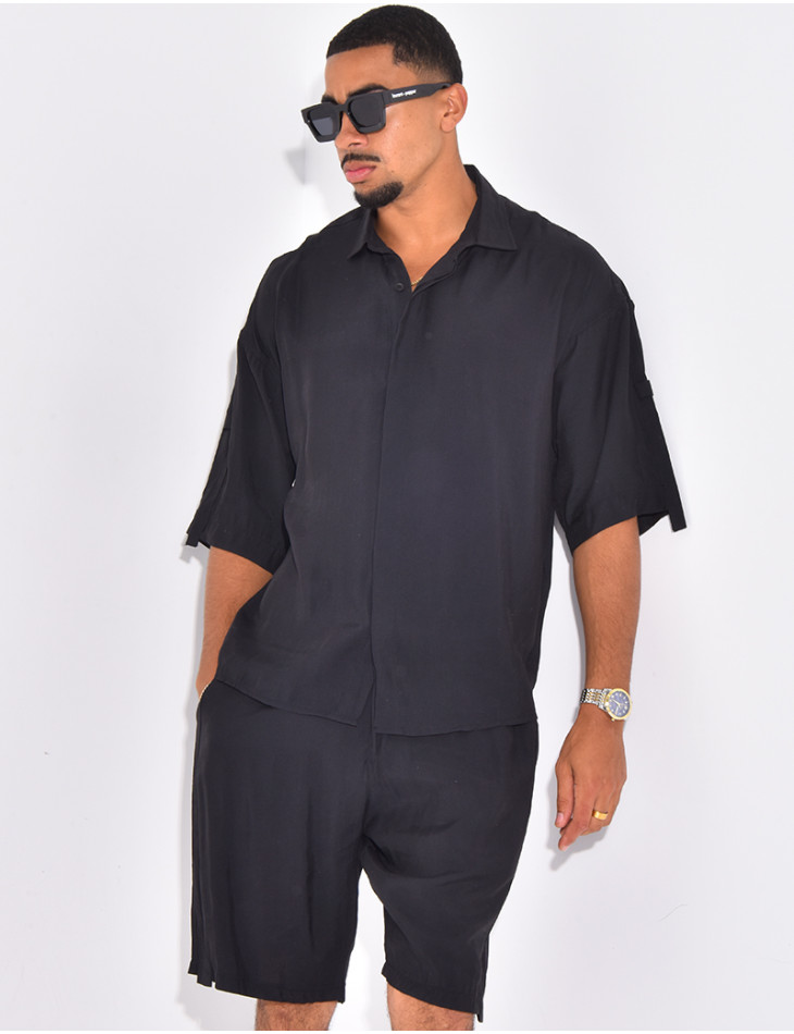 Ensemble fin short et chemise