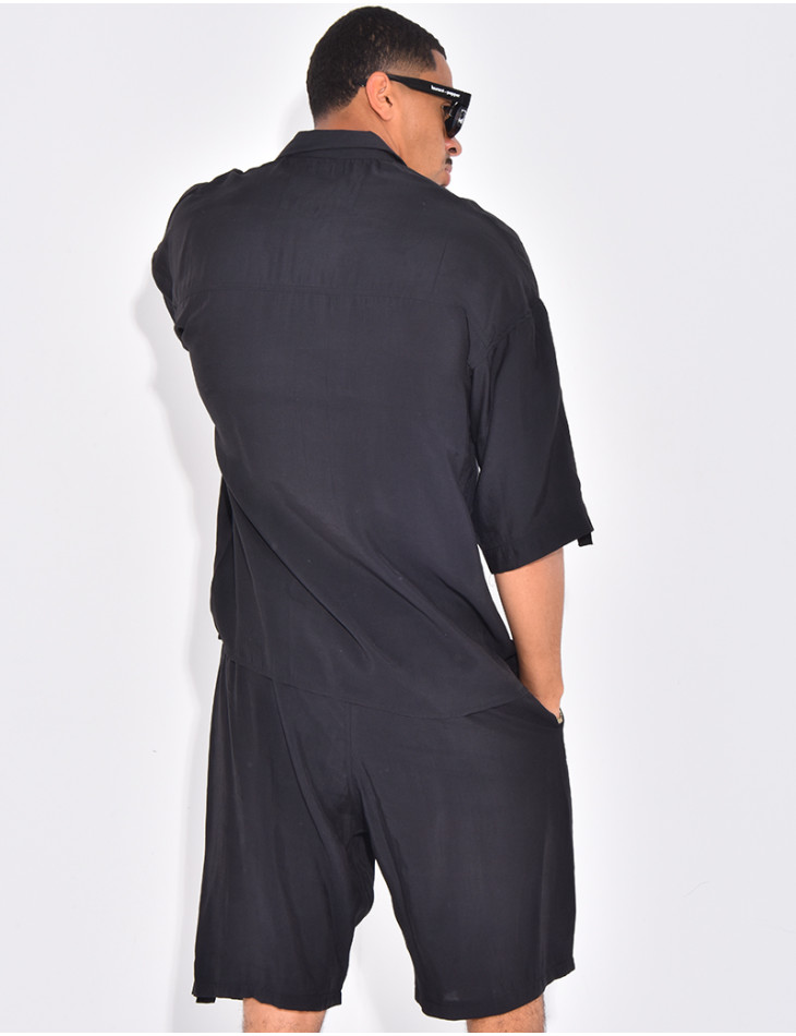 Ensemble fin short et chemise