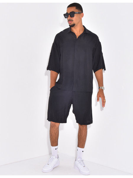 Ensemble fin short et chemise