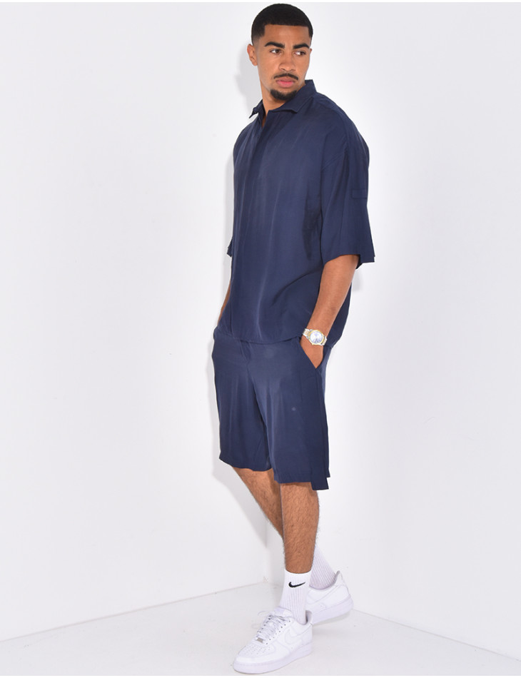 Ensemble fin short et chemise