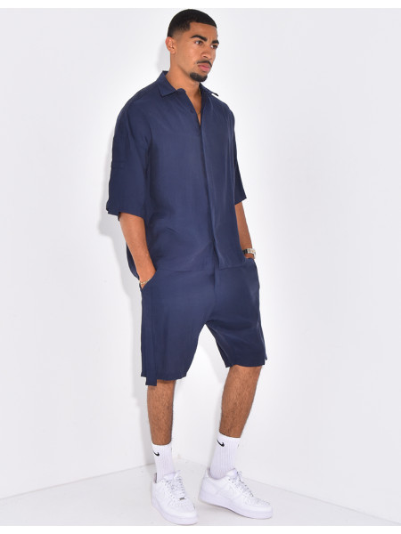 Ensemble fin short et chemise