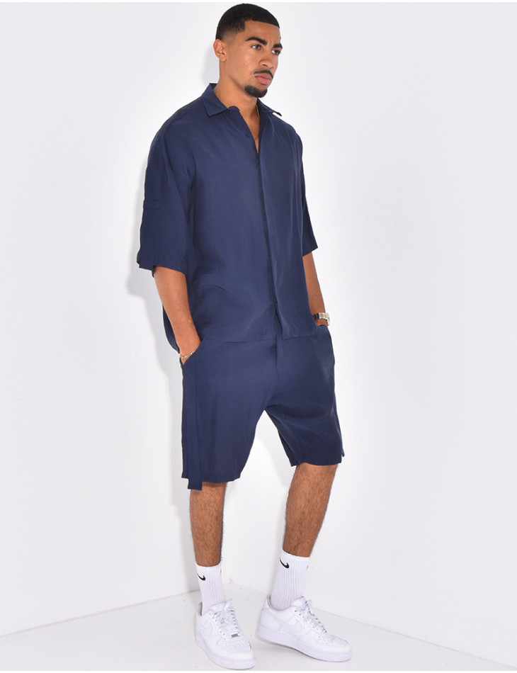 Ensemble fin short et chemise