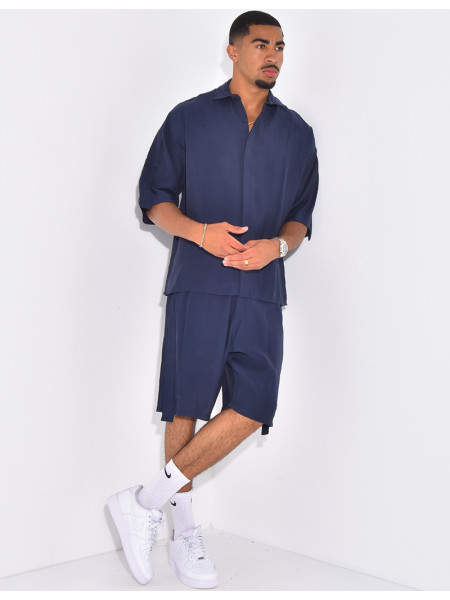 Ensemble fin short et chemise