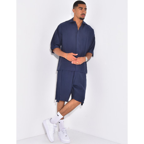 Ensemble fin short et chemise