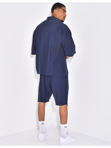 Ensemble fin short et chemise