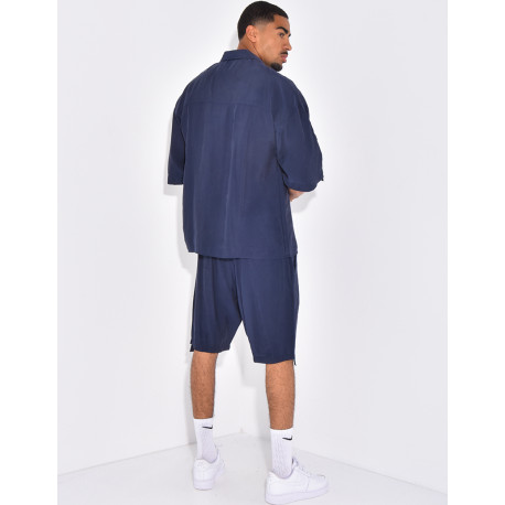 Ensemble fin short et chemise