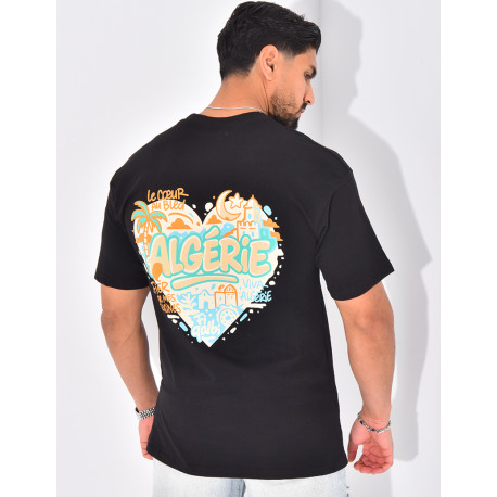 T-shirt "Algérie fière de mes racines"