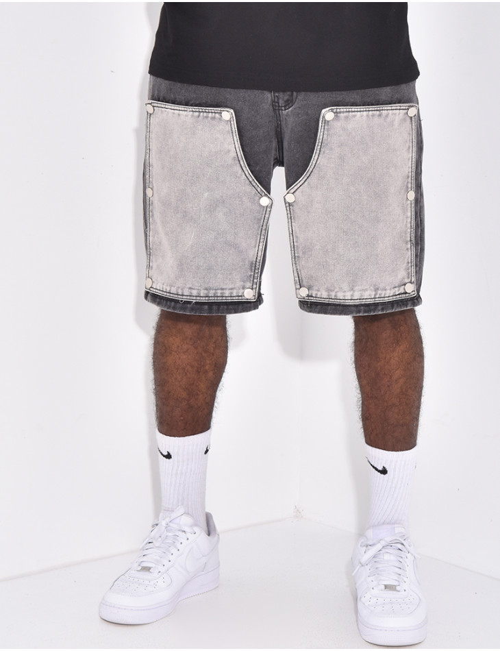 Short en jeans