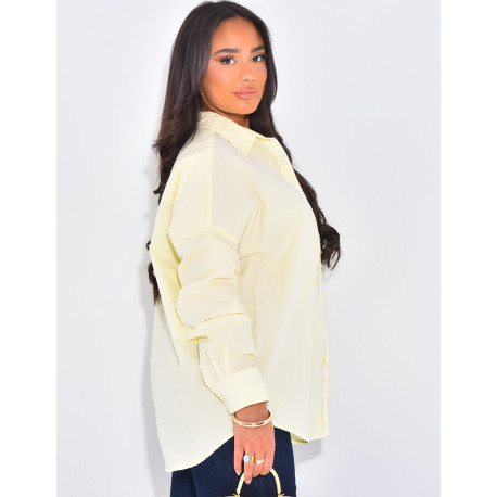 Chemise oversize en coton