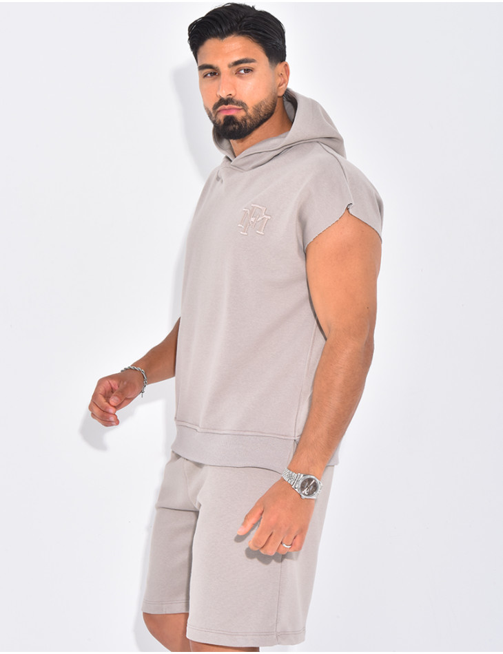 Set aus Top und Shorts