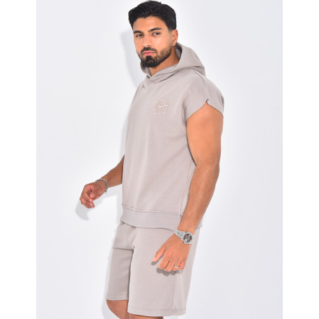 Set aus Top und Shorts