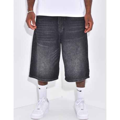Short en jeans