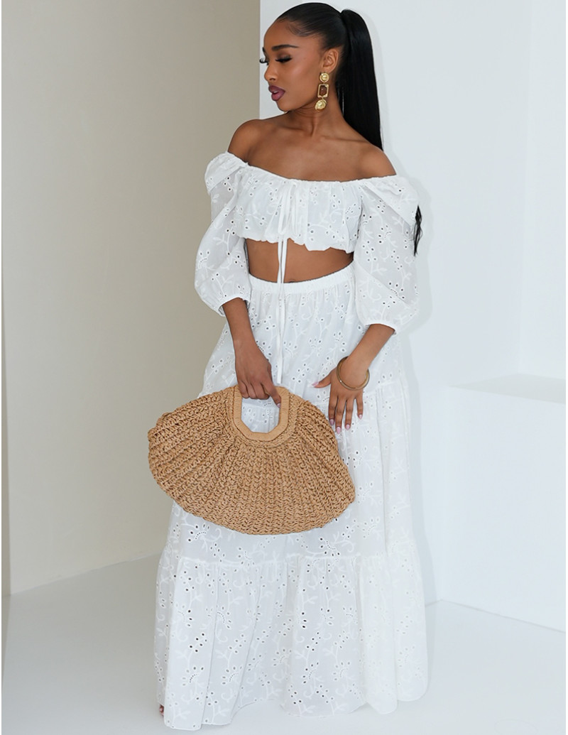 Ensemble jupe longue et...