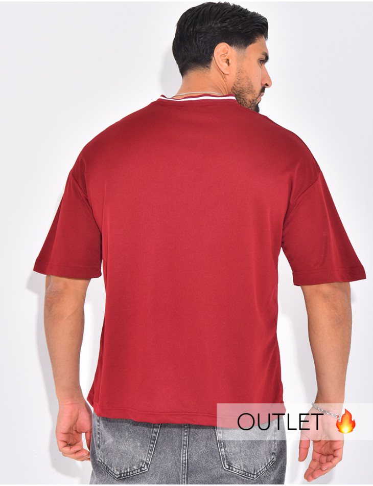 T-shirt nid d'abeille "Fight for victory"