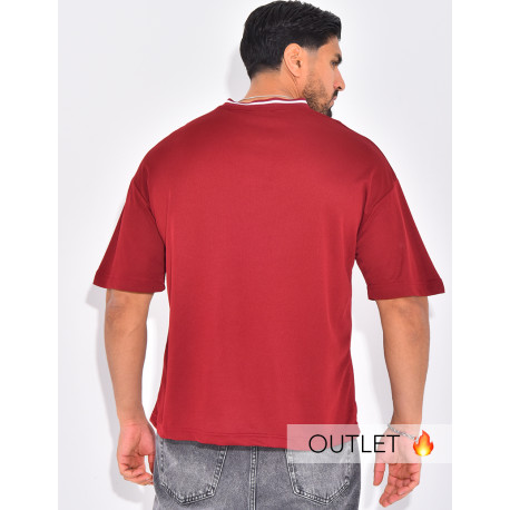 T-shirt nid d'abeille "Fight for victory"