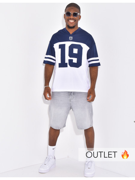 T-shirt nid d'abeille "19"