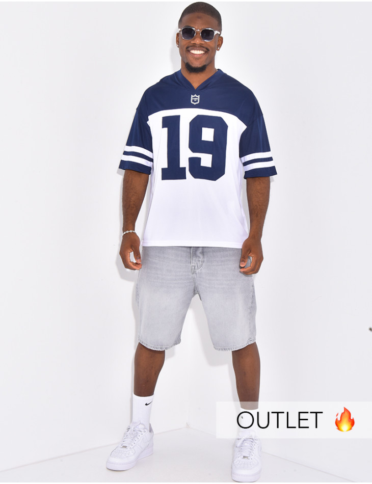 T-shirt nid d'abeille "19"