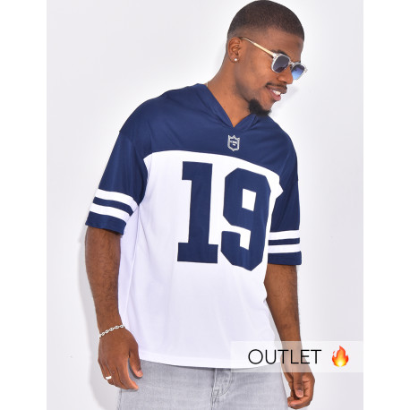 T-shirt nid d'abeille "19"