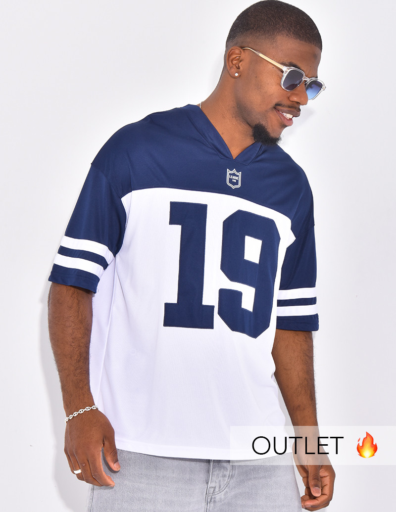 T-shirt nid d'abeille "19"