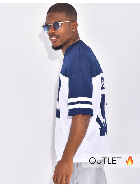 T-shirt nid d'abeille "19"