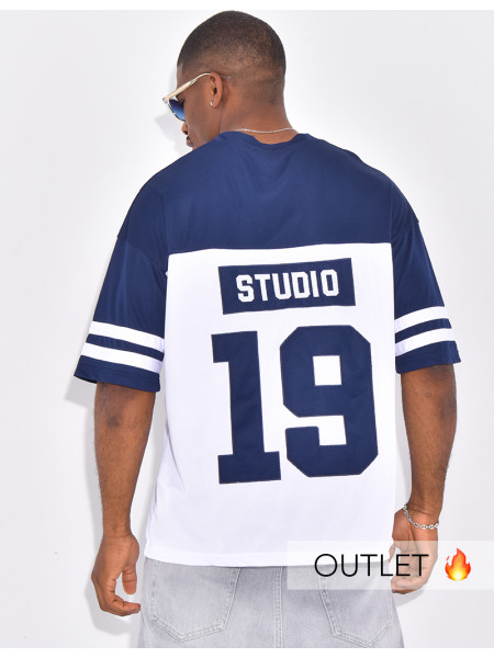 T-shirt nid d'abeille "19"