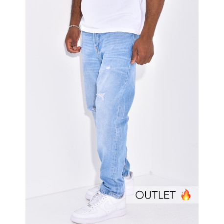 Stretch-Jeans mit regulärer Passform