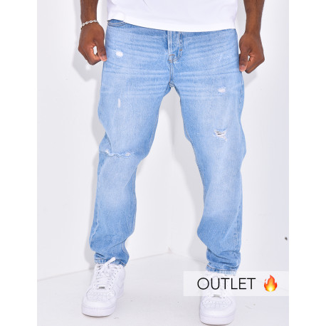 Stretch-Jeans mit regulärer Passform