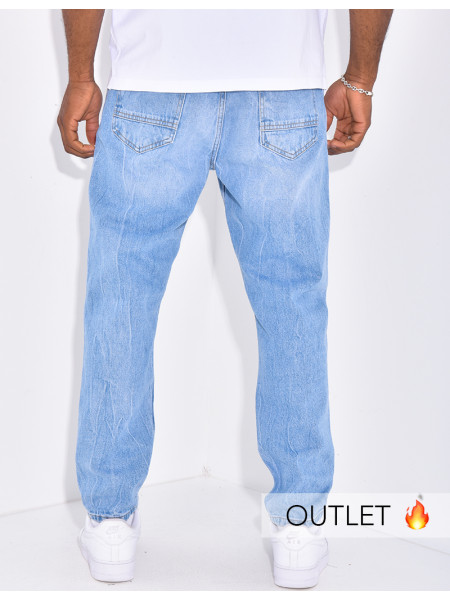 Stretch-Jeans mit regulärer Passform