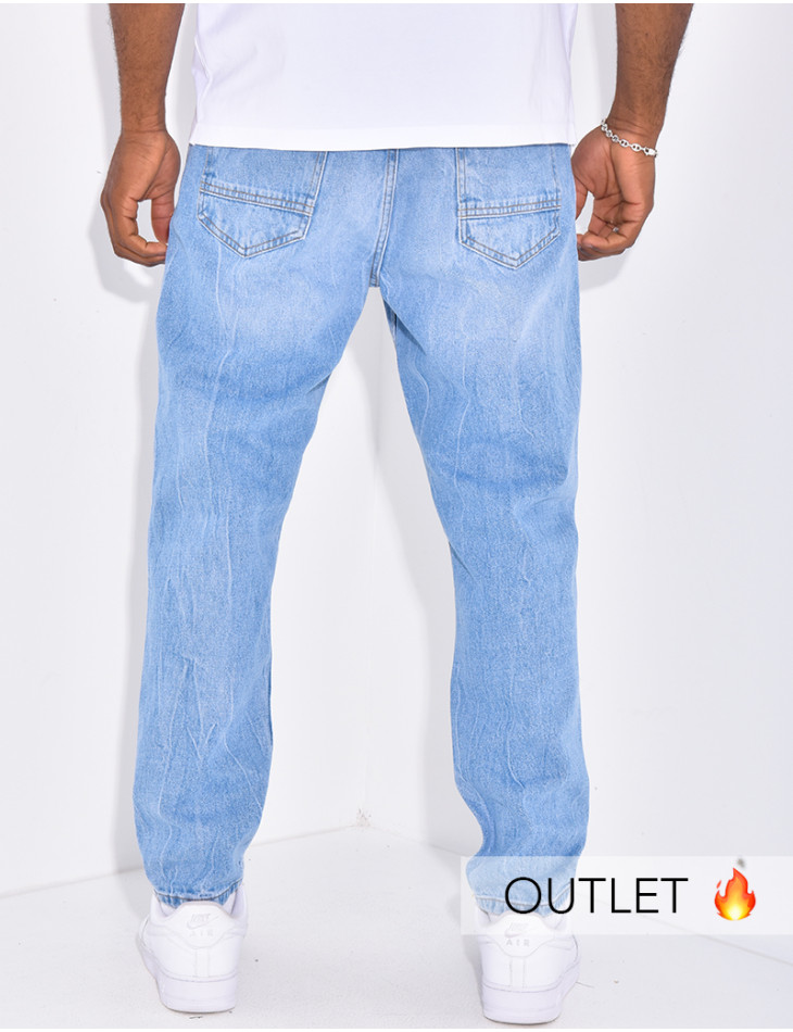 Stretch-Jeans mit regulärer Passform