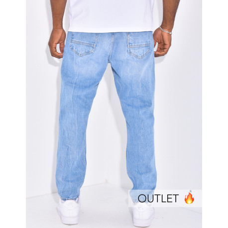 Stretch-Jeans mit regulärer Passform