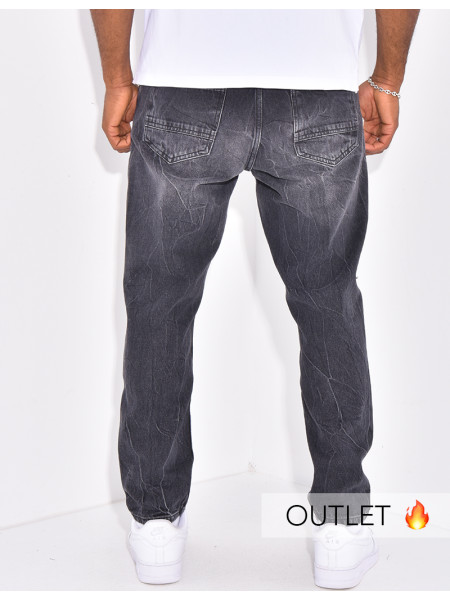 Stretch-Jeans mit regulärer Passform